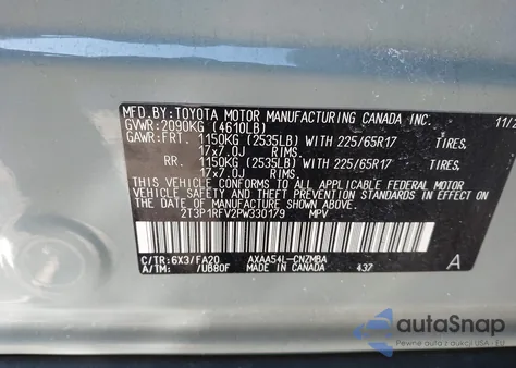 2023 Toyota Rav4 Xle from USA, damaged, VIN 2T3P1RFV2PW330179